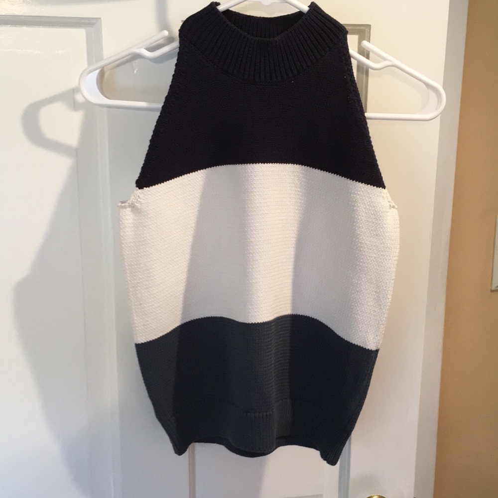 Sweater tank top